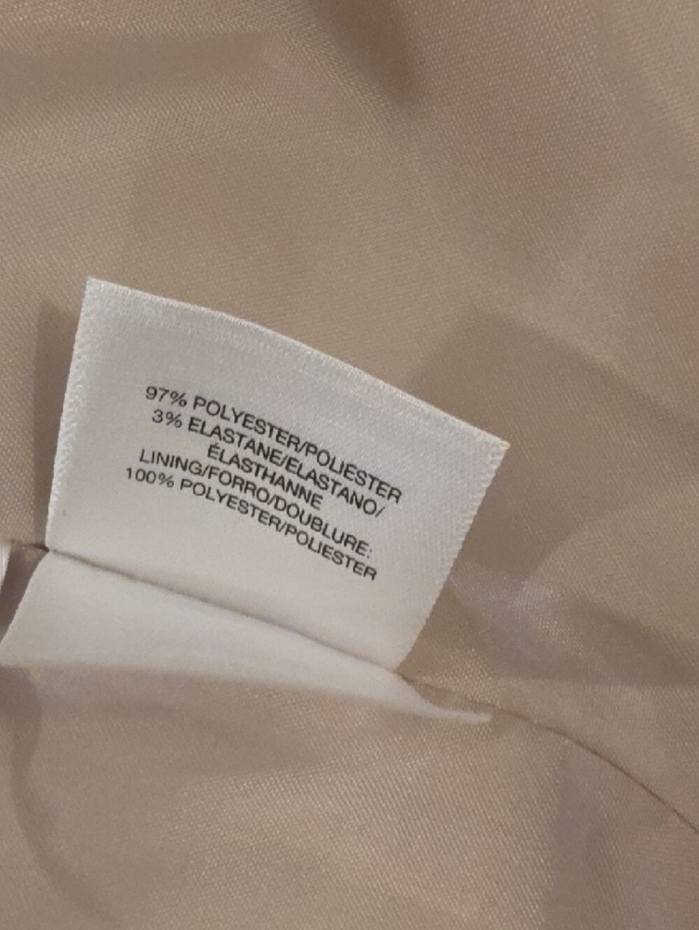 Kasper women’s Light Beige Single-Button Tailored Blazer size 16 new with tags - Picture 8 of 9